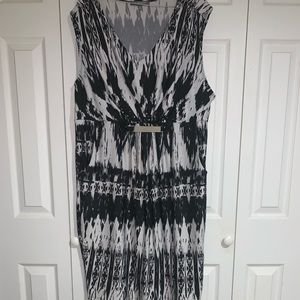 Black and white dress